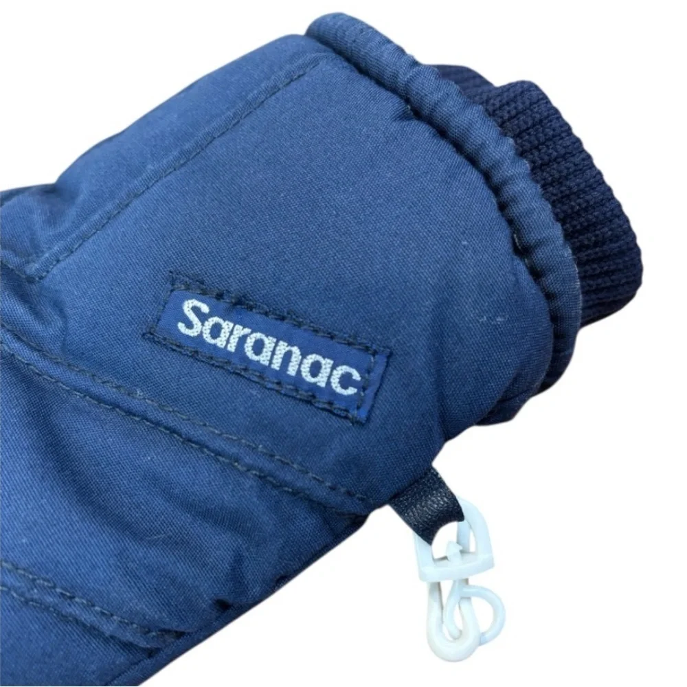Saranac Women’s Navy Blue Insulated Winter Gloves Size Small